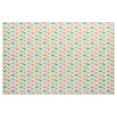 Mid Century Modern Colorful Atomic Birds Pattern Stof (Fat Quarter)