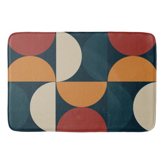 Mid-Century Modern Copper Firefly Badmat (Voorkant)