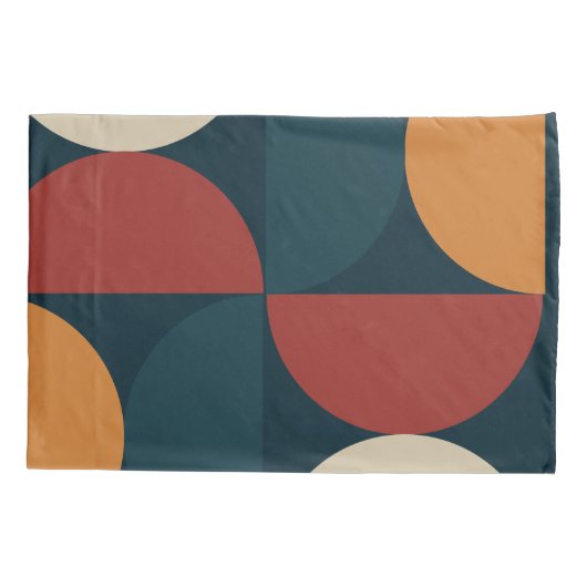 Mid-Century Modern Copper Firefly Kussensloop (Achterkant)