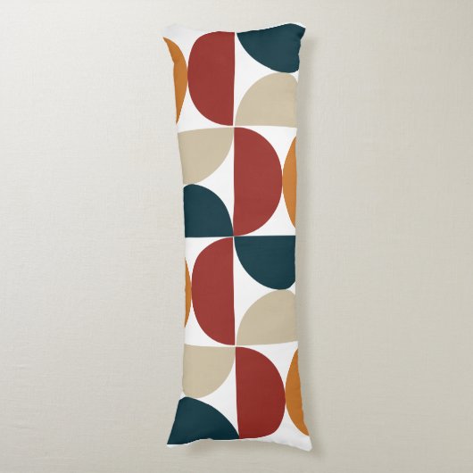 Mid-Century Modern Copper Firefly Lichaamskussen (Voorkant Verticaal)