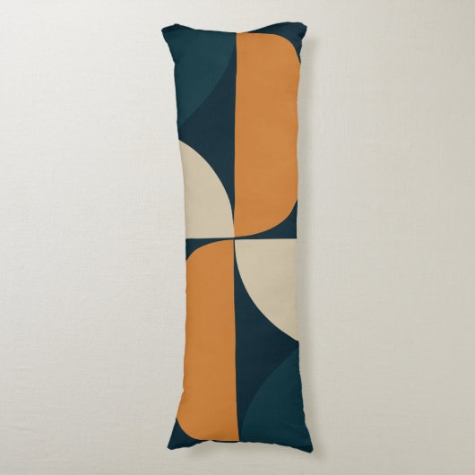 Mid-Century Modern Copper Firefly Lichaamskussen (Voorkant Verticaal)