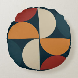 Mid-Century Modern Copper Firefly Rond Kussen