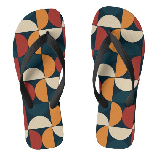 Mid-Century Modern Copper Firefly Teenslippers (Voetbed)