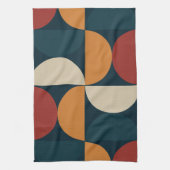 Mid-Century Modern Copper Firefly Theedoek (Verticaal)