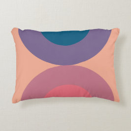 Mid-Century Modern Coral Zee Accent Kussen