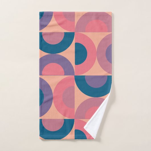 Mid-Century Modern Coral Zee Bad Handdoek (Handdoek)