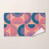 Mid-Century Modern Coral Zee Bad Handdoek (Handdoek)