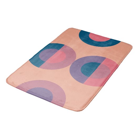 Mid-Century Modern Coral Zee Badmat (Gekanteld)