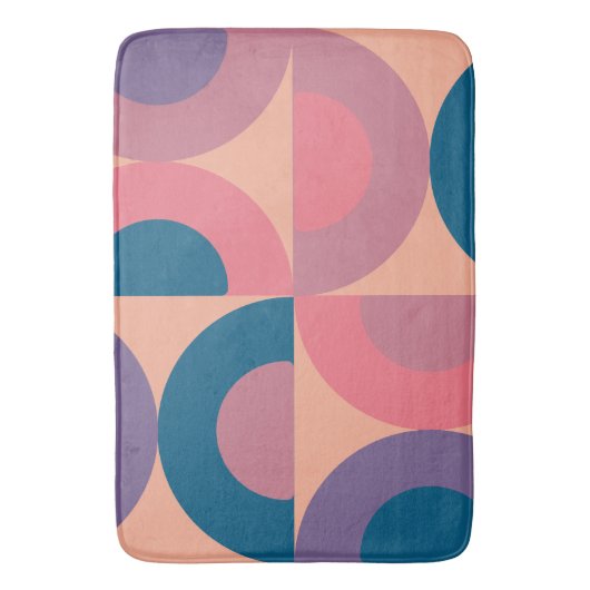 Mid-Century Modern Coral Zee Badmat (Voorkant Verticaal)