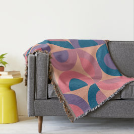 Mid-Century Modern Coral Zee Deken