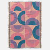 Mid-Century Modern Coral Zee Deken (Voorkant Verticaal)