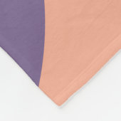 Mid-Century Modern Coral Zee Fleece Deken (Hoek)