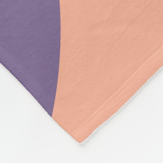 Mid-Century Modern Coral Zee Fleece Deken (Hoek)