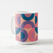 Mid-Century Modern Coral Zee Koffiemok (Voorkant links)