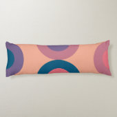 Mid-Century Modern Coral Zee Lichaamskussen (Achterkant)