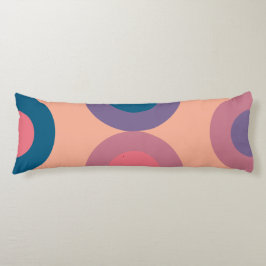 Mid-Century Modern Coral Zee Lichaamskussen