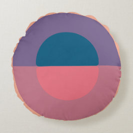 Mid-Century Modern Coral Zee Rond Kussen