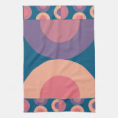 Mid-Century Modern Coral Zee Theedoek (Verticaal)