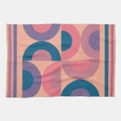 Mid-Century Modern Coral Zee Theedoek (Horizontaal)