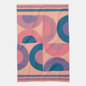 Mid-Century Modern Coral Zee Theedoek (Verticaal)