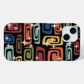 Mid Century Modern Cosmic Galaxies Case-Mate iPhone Case (Achterkant (horizontaal))