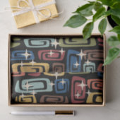 Mid Century Modern Cosmic Galaxies Tissuepapier (Geschenk)