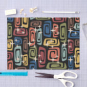 Mid Century Modern Cosmic Galaxies Tissuepapier (Craft)