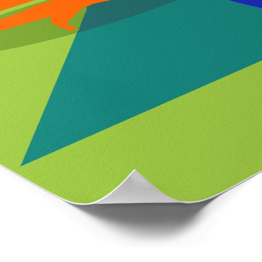 Mid Century Modern Couple Poster (Hoek)