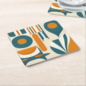 Mid Century Modern Design onderzetters (Schuin)