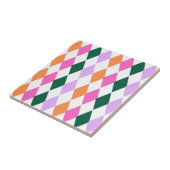 Mid Century Modern Diamant Patroon Kleurrijke Retr Tegeltje (Zijkant)