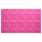 Mid-Century Modern Diamond Print, Fuchsia Pink Stof (Yard (91,4 cm))