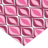 Mid-Century Modern Diamonds, Bourgogne & Roze Korte Tafelloper (Hoek)