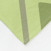 Mid Century Modern Diamonds Chartreuse Fleece Deken (Hoek)