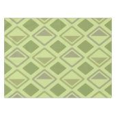 Mid Century Modern Diamonds Chartreuse Tafelkleed (Voorkant (Horizontaal))