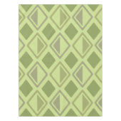 Mid Century Modern Diamonds Chartreuse Tafelkleed (Voorkant)