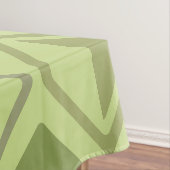 Mid Century Modern Diamonds Chartreuse Tafelkleed (Voorbeeld)