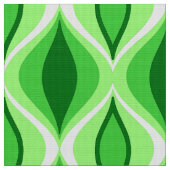 Mid-Century Modern Diamonds, Emerald & Lime Green Stof (Close Up)