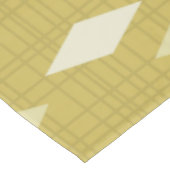 Mid Century Modern Diamonds Geel Tafelkleed (Gekanteld)