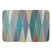 Mid Century Modern Diamonds (groot) Badmat (Voorkant)