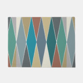 Mid Century Modern Diamonds (groot) Deurmat (Voorkant)