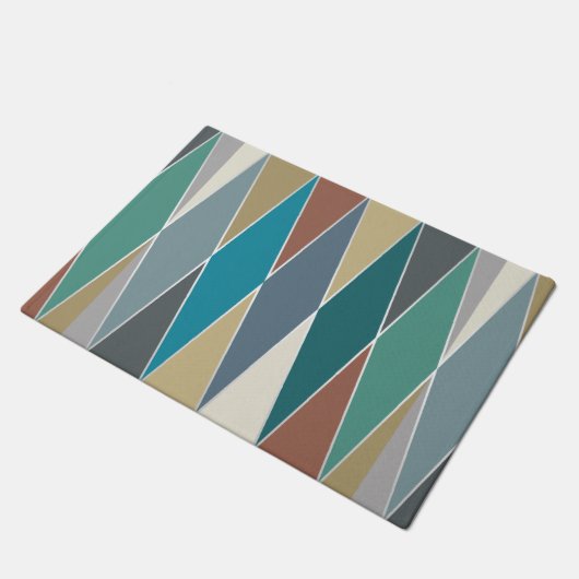 Mid Century Modern Diamonds (groot) Deurmat (Schuin)