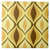 Mid-Century Modern Diamonds, Mustard Gold Tegeltje (Voorkant)