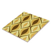 Mid-Century Modern Diamonds, Mustard Gold Tegeltje (Zijkant)