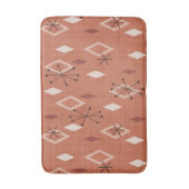 Mid Century Modern Diamonds Oranje Badmat (Voorkant Verticaal)