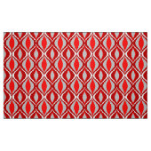 Mid-Century Modern Diamonds, Rood & Grijs / Grijs Stof (Fat Quarter)