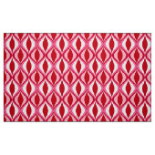 Mid-Century Modern Diamonds, Rood, Roze en Wit Stof (Fat Quarter)