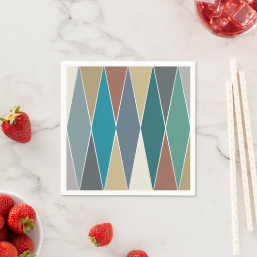 Mid Century Modern Diamonds Servet (Insitu)