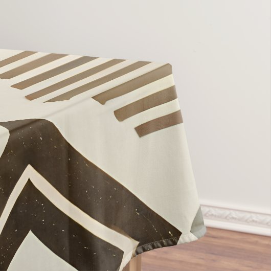 Mid-Century Modern Diamonds Tafelkleed (Voorbeeld)