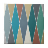 Mid Century Modern Diamonds Tegeltje (Voorkant)
