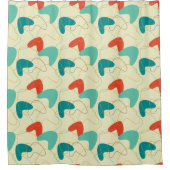 Mid-Century modern douwergordijn, Retropatropatroo Douchegordijn (Voorkant)